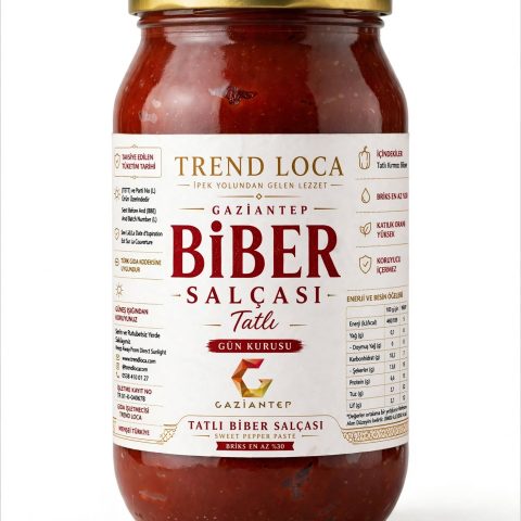 Tatlı Biber Salçası 1 kg Cam Kavanoz