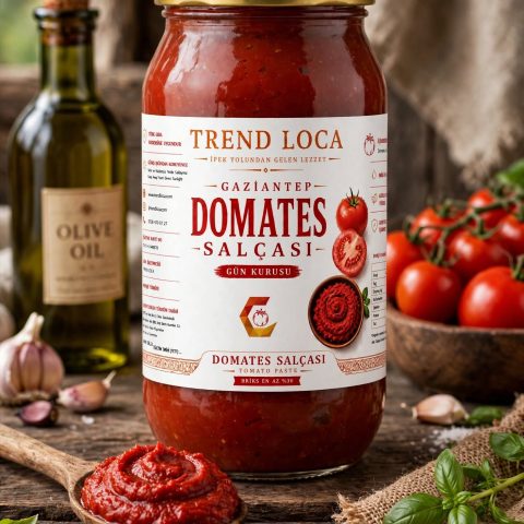 Domates Salçası 1 kg Cam Kavanoz