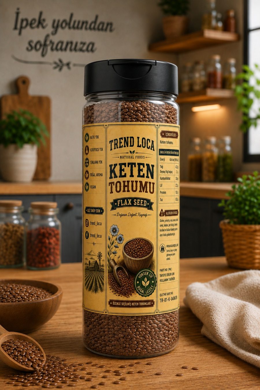 Keten Tohumu 260 gr