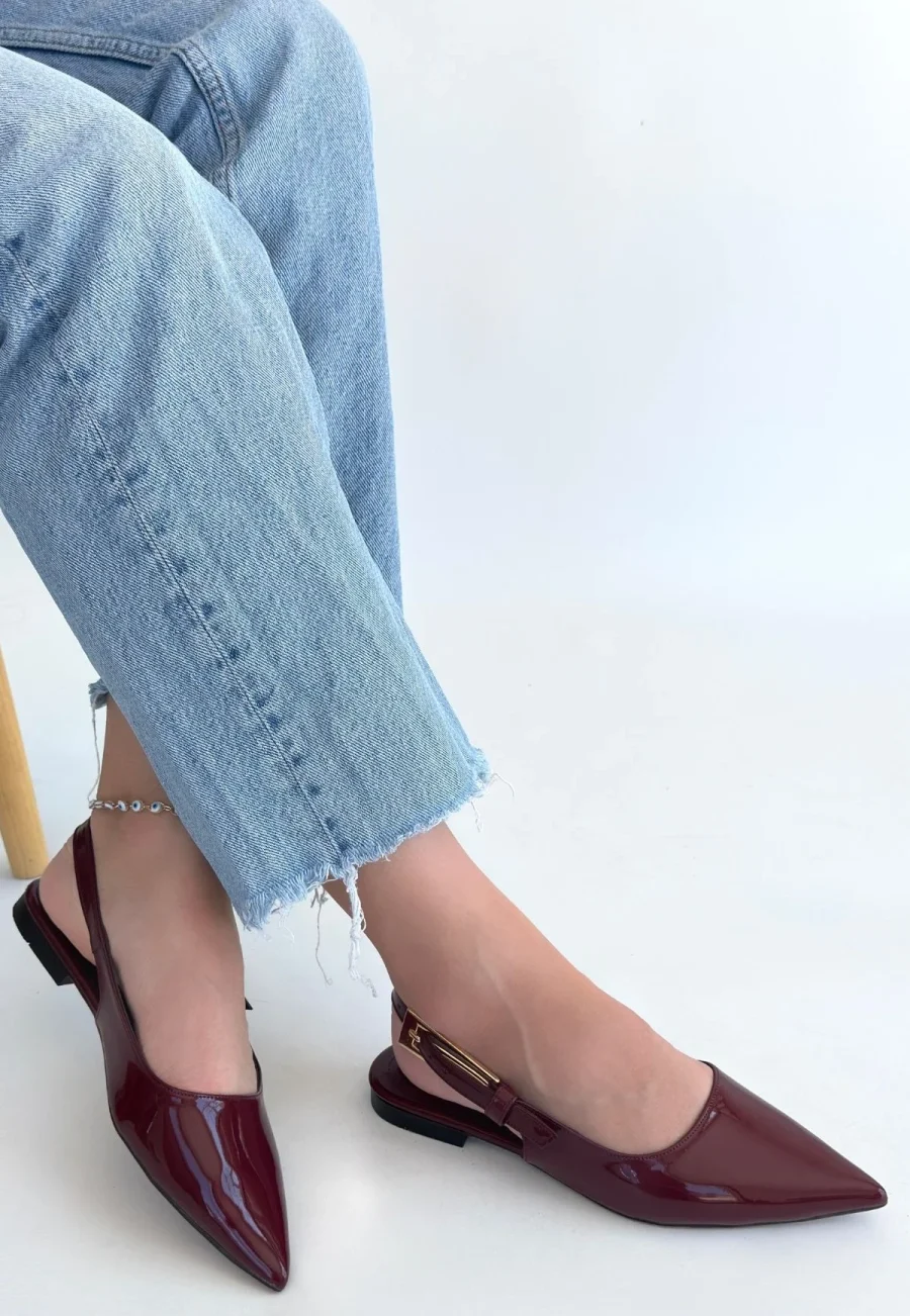 Rugan Babet Ayakkabı · Bordo · Bordo