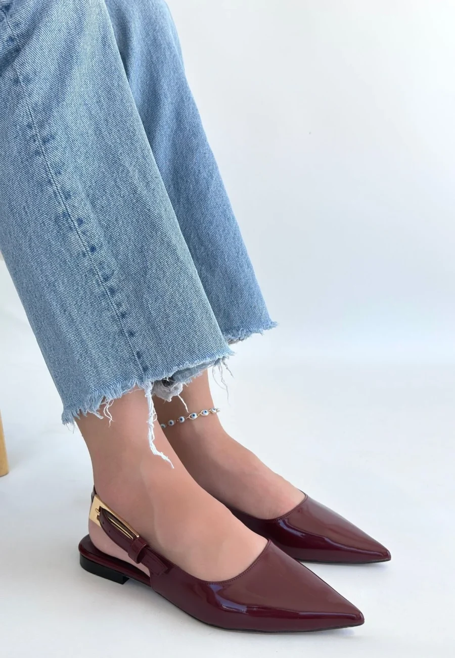 Rugan Babet Ayakkabı · Bordo · Bordo
