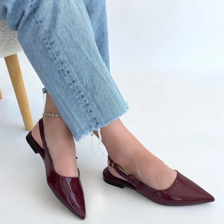 Rugan Babet Ayakkabı · Bordo · Bordo
